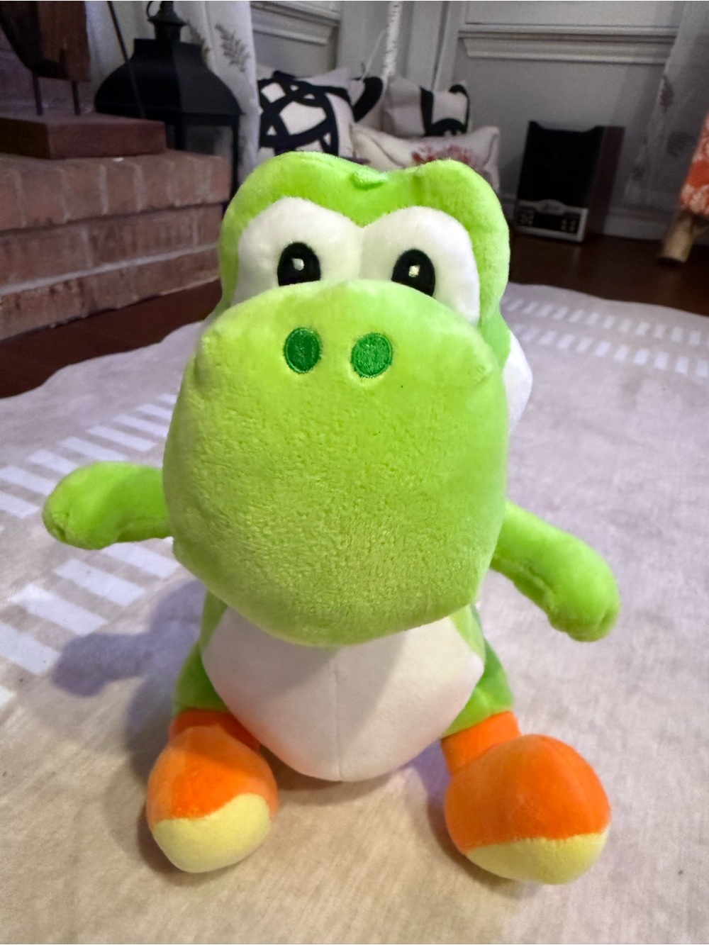 Green Plush Dinosaur Stuffed Animal - Soft Kids Toy